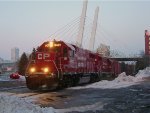 The Patrol arrives back at the yard in the last glow of sunset